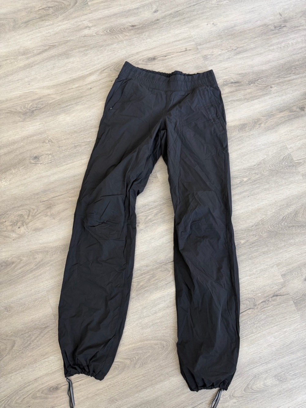 lululemon athletica womans Black Elastic-Waist Jogger Pants LINED